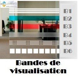 Bandes adhesives de visualisation : Translucide