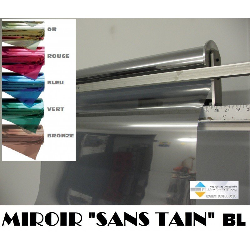 Rouleaux de film miroir sans tain – 48 po x 25 pi S-23616 - Uline