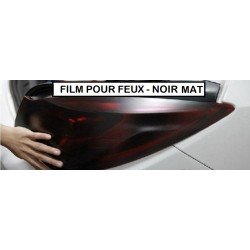 film teinté pour feux black mat