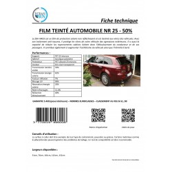 Film Teinté voiture Thermoformable avec 6 Teintes au Choix