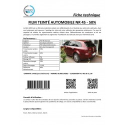 Film Teinté voiture Thermo formable Grosse Epaisseur
