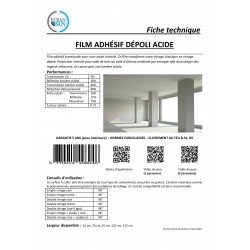 Film dépoli (anti-regard) pour vitre : Devis sur Techni-Contact - Film  verre dépoli