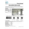 Film depoli adhésif Intimité Translucide Sablé acide