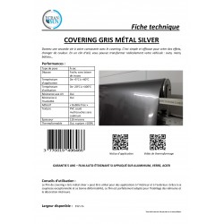 fiche technique covering gris metal