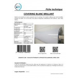 BLANC MAT, Film adhésif, Covering Voiture